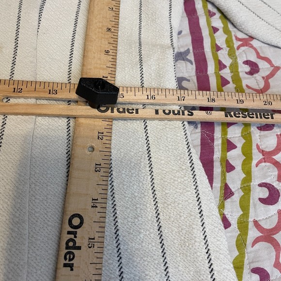 🌻Gianni Bini {L} Ivory/Cotton Boho Long Sleeve Mini Dress - Picture 12 of 12